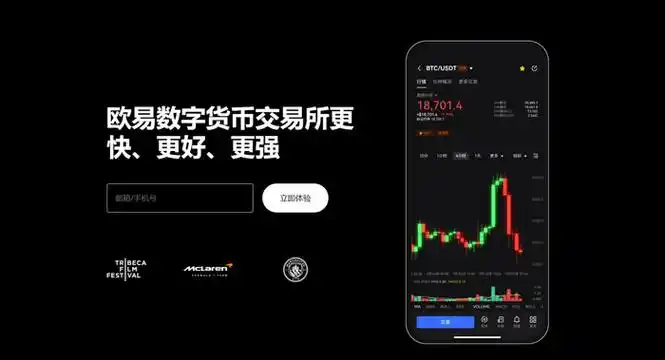 加密货币交易软件页面展示